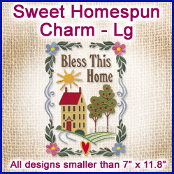 A Sweet Homespun Charm Design Pack