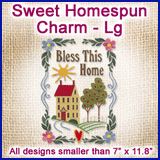 A Sweet Homespun Charm Design Pack