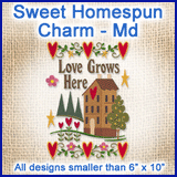 A Sweet Homespun Charm Design Pack