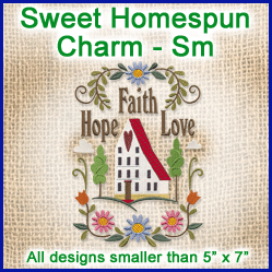A Sweet Homespun Charm Design Pack