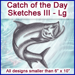 A Catch of the Day Sketches III Design Pack