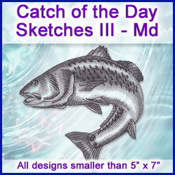 A Catch of the Day Sketches III Design Pack