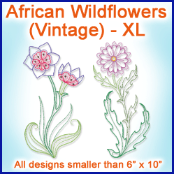 A African Wildflowers (Vintage) Design Pack