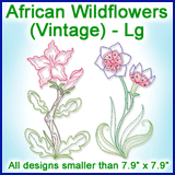 A African Wildflowers (Vintage) Design Pack
