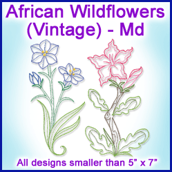 A African Wildflowers (Vintage) Design Pack