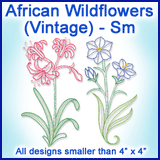 A African Wildflowers (Vintage) Design Pack