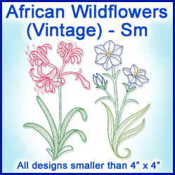 A African Wildflowers (Vintage) Design Pack