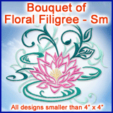 A Bouquet of Floral Filigree Design Pack