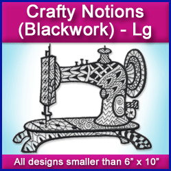 A Crafty Blackwork Design Pack