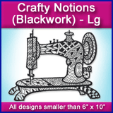 A Crafty Blackwork Design Pack