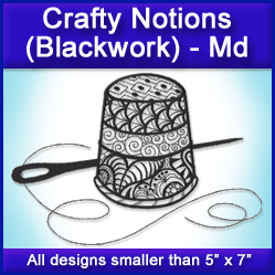 A Crafty Blackwork Design Pack