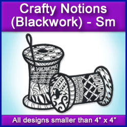 A Crafty Blackwork Design Pack