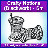 A Crafty Blackwork Design Pack