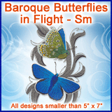 A Baroque Butterflies in Flight Design Pack