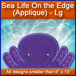 A Sea Life on the Edge (Applique) Design Pack