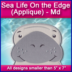 A Sea Life on the Edge (Applique) Design Pack