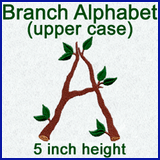A Branch Alphabet Design Pack