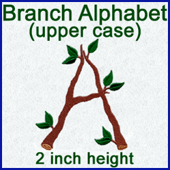 A Branch Alphabet Design Pack