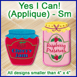 A Yes I Can! (Applique) Design Pack