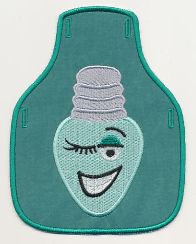 Winking Light Bottle Apron (In-the-Hoop)