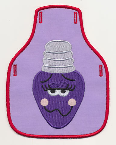 Blushing Light Bottle Apron (In-the-Hoop)