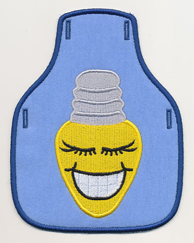 Blinking Light Bottle Apron (In-the-Hoop)