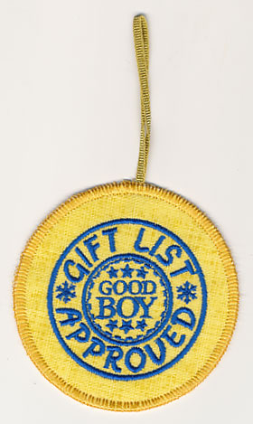Gift List Approved - Good Boy Ornament (In-the-Hoop)