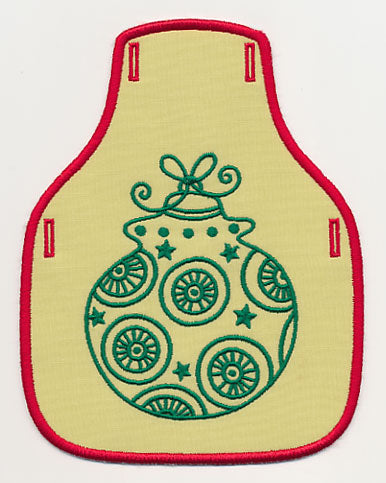 Avant Garde Stars Bottle Apron (In-the-Hoop)
