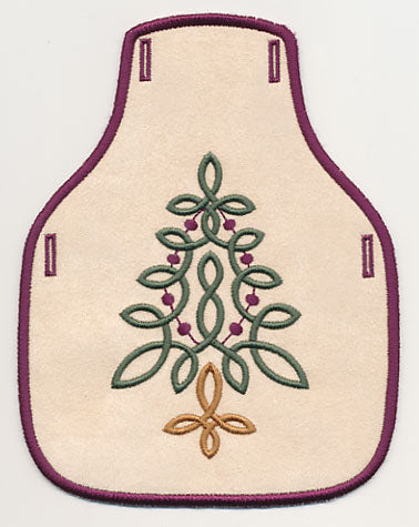 Celtic Tree Bottle Apron (In-the-Hoop)