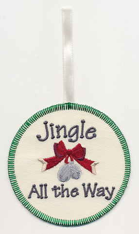 Jingle All the Way Ornament (In-the-Hoop)