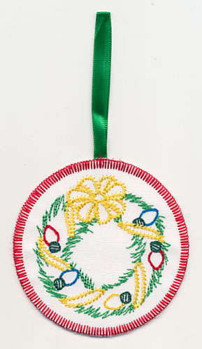Light Bright Wreath Ornament (In-the-Hoop)