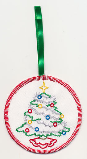 Christmas Tree Classic Ornament (In-the-Hoop)