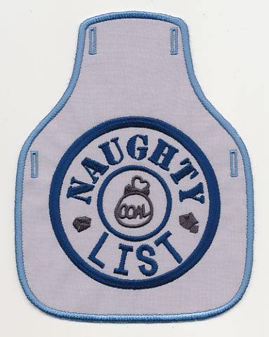 Naughty List Bottle Apron (In-the-Hoop)