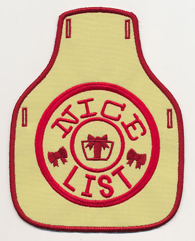 Nice List Bottle Apron (In-the-Hoop)