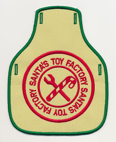 Santa's Toy Factory Bottle Apron (In-the-Hoop)