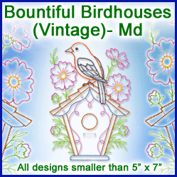 A Bountiful Birdhouses (Vintage) Design Pack