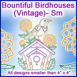 A Bountiful Birdhouses (Vintage) Design Pack