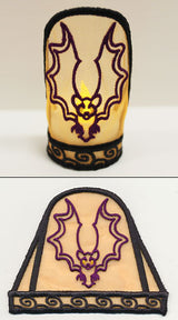Flying Bat Tea Light Wrap (In-the-Hoop)
