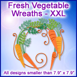 A Fresh Vegetable Wreaths Design Pack