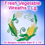 A Fresh Vegetable Wreaths Design Pack