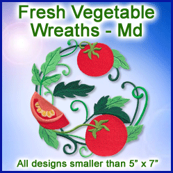 A Fresh Vegetable Wreaths Design Pack