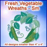 A Fresh Vegetable Wreaths Design Pack