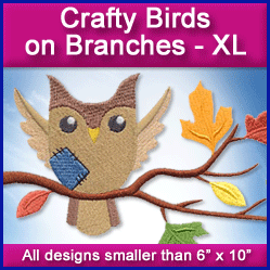 A Crafty Birds on Branches Design Pack