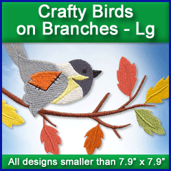 A Crafty Birds on Branches Design Pack