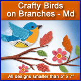 A Crafty Birds on Branches Design Pack
