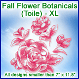 A  Fall Flower Botanicals (Toile) Design Pack