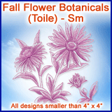 A  Fall Flower Botanicals (Toile) Design Pack