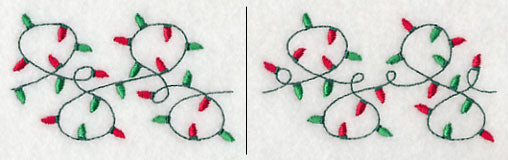 Sweet Christmas Lights Border