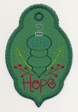 Hope Ornament Gift Tag (In-the-Hoop)