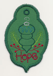 Hope Ornament Gift Tag (In-the-Hoop)